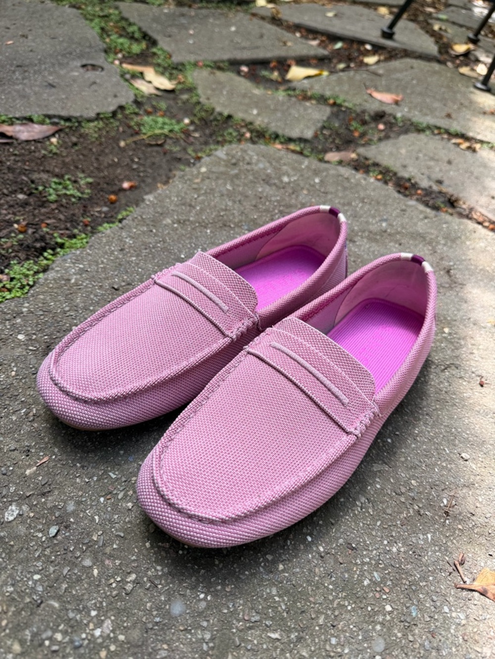 Rothy's Dusty Rose Pink Slip-On Loafers